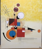 Kandinski lässt Grüßen "40 cm x 60 cm"
