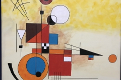 Kandinski lässt Grüßen "40 cm x 60 cm"