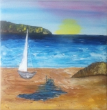 Ahoi, 80 cm x 80 cm