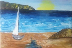 Ahoi, 80 cm x 80 cm