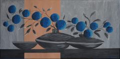 Bommelblumen, 100 cm x 50 cm