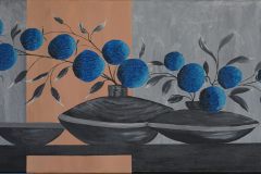 Bommelblumen, 100 cm x 50 cm