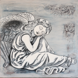 "Enge"l 60 cm x 60 cm