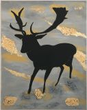 Dammhirsch "50 cm x 70 cm"