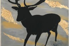 Dammhirsch "50 cm x 70 cm"