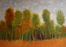"Herbstwald" 50 cm x 70 cm