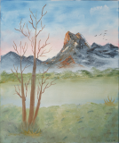 Bergsee-1 "50 cm x 60 cm"