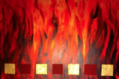 Feuerzauber "50 cm x 70 cm"