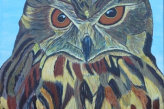 "Eule"  50 cm x 60 cm