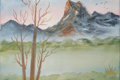 Bergsee-1 "50 cm x 60 cm"